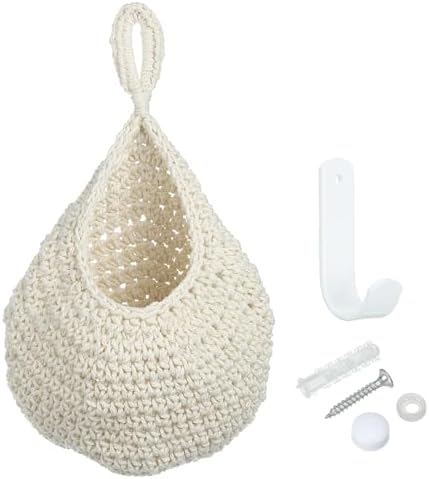PATIKIL Hanging Fruit Baskets for Kitchen, Large Size Teardrop Home