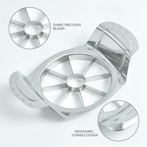 Kitchen Counter Apple Slicer, Stainless Steel Fruit Corer for Uniform