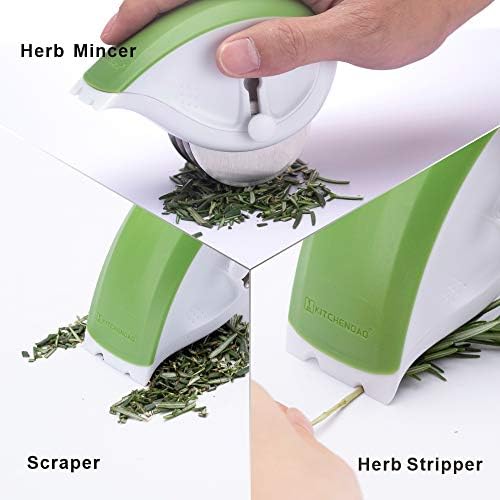 KITCHENDAO Citrus Lemon Peeler Zester Tool and 3-in-1 Herb Chopper