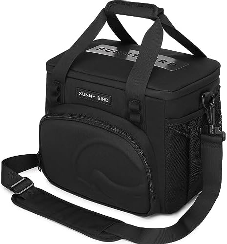 SUNNY BIRD 12L Large Insulated Lunch Bag, Leakproof and Foldable Lunch