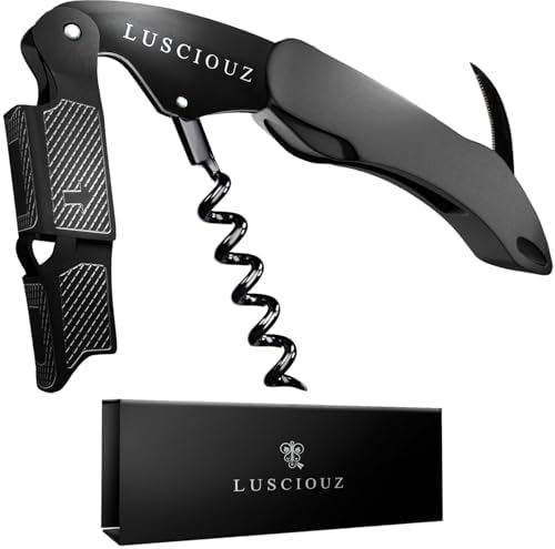LUSCIOUZ Zero Resistance THE HELIX Corkscrew Silent Wine Bottle Opener