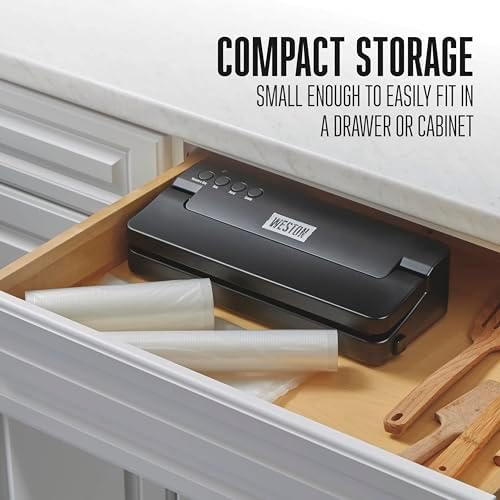 Weston Compact Vacuum Sealer, 23” Hg Pump