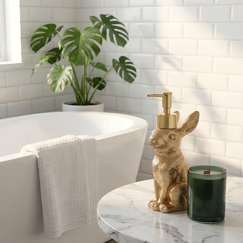 Gold Bunny Soap Dispenser, 8oz
