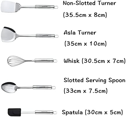 11PCS Stainless Steel Cooking Utensil Set