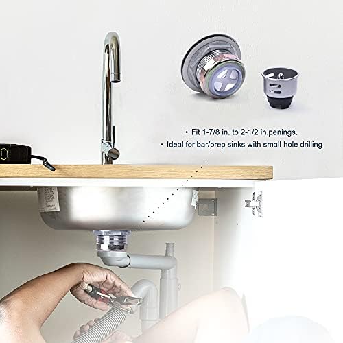 Junior Duo Bar/Pre Sink Stainless Steel Strainer Assembly