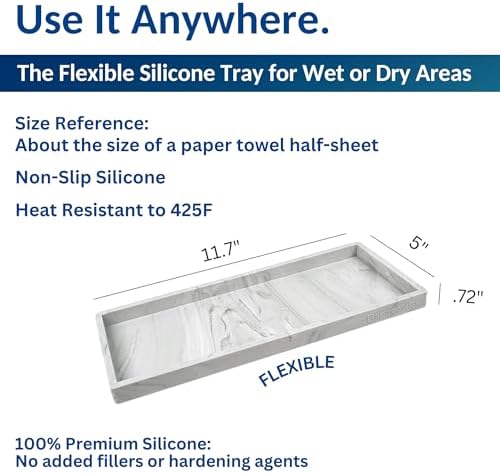 Spacewiser Silicone Countertop Tray, 11.7”