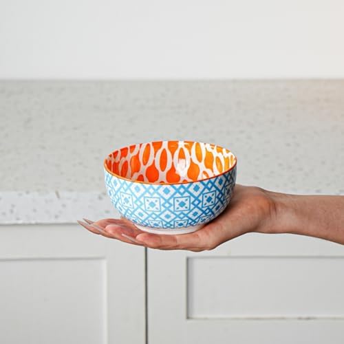 11 Oz Ceramic Small Dessert Bowls Set of 6