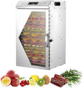 Touchscreen Food Dehydrator with 18 Stainless Steel Trays