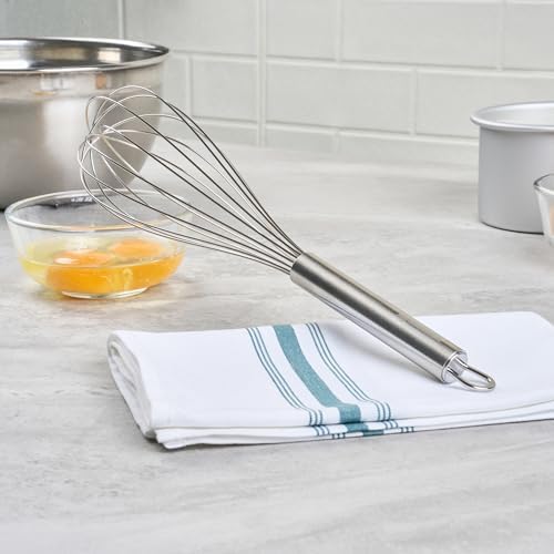 Restaurantware 12 in Stainless Steel Wire Whisk - German Standard