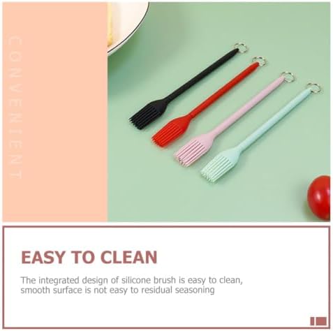 4pcs Silicone Pastry Brush Set Retractable Oil Brush for Baking