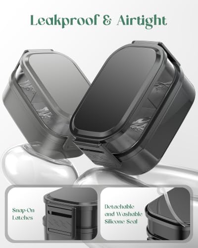 Bento Lunch Box, 65 oz 3-Tier Stackable Lunch Container, Adjustable