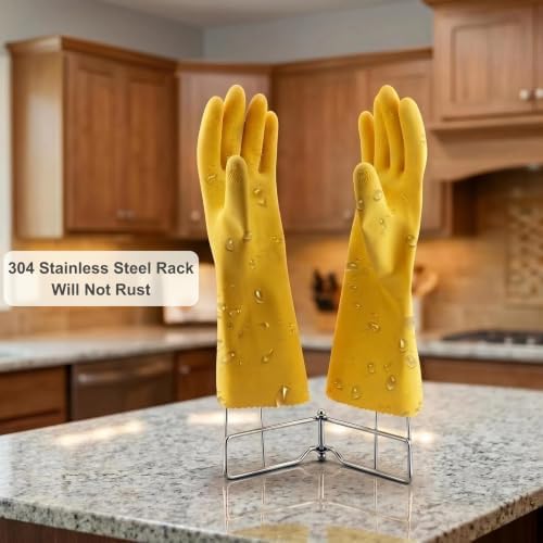 SUS304 Folding Dish Glove Drying Rack