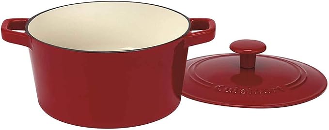 Cuisinart Chef's Classic Enameled Cast Iron Round Covered Casserole - Image 2