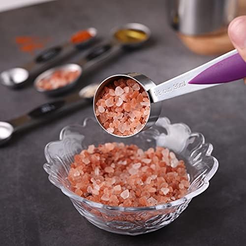 Measuring Cups and Spoons Set of 17 Double Sided Magnetic Measuring