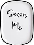 Ceramic Spoon Rest for Stove Top, Large Spoon Holder for Kitchen