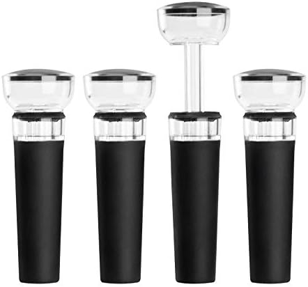 mafiti Set of 4 Wine Stoppers, The Perfect Accessory for Keeping Wine