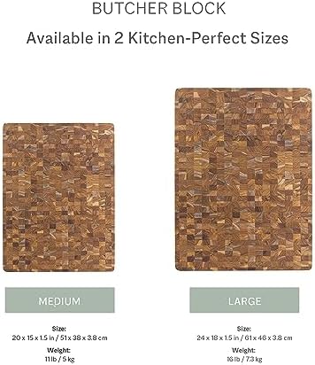 Teakhaus Extra Large End Grain Butcher Block