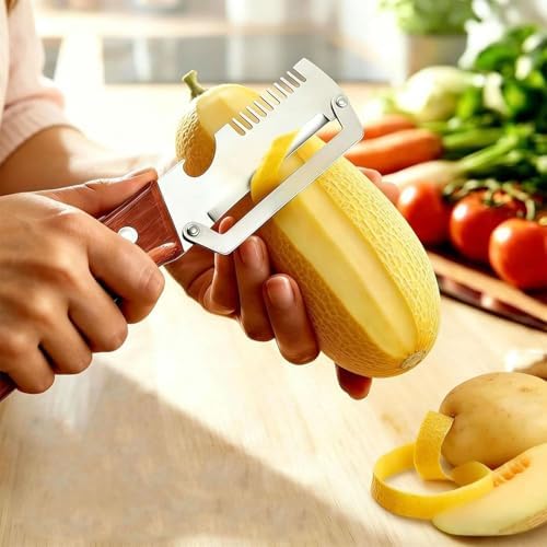2026 Upgrade Multi-Functional Vegetable Peeler, 3 in 1 Multi