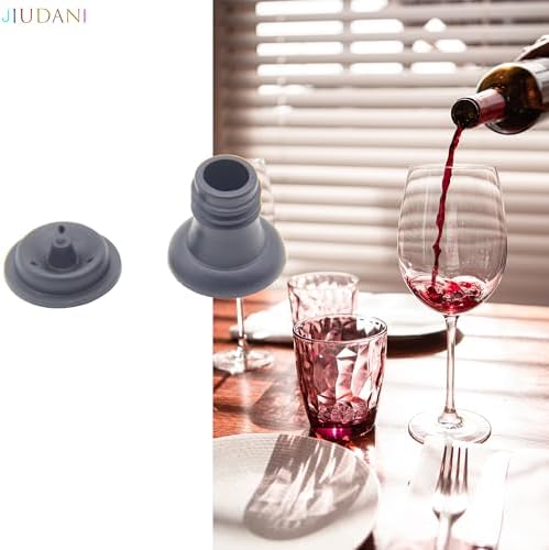 Wine Saver Vacuum Stoppers Pack of 6 Rubber Wine Stoppers, for Wine