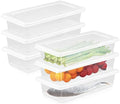 Nsmykhg Food Storage Containers, 6-Pack, Removable Drain Plate