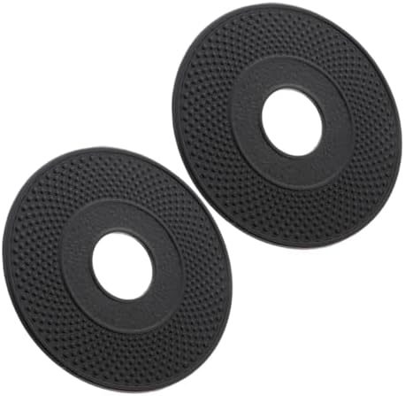 2pcs Cast Iron Teapot Stand Trivets with Iron Heat Insulation