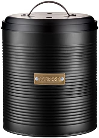 Typhoon Otto Black 2.5 Litre Compost Caddy
