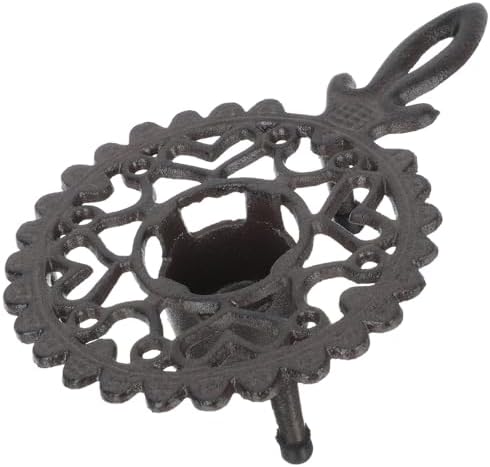 Japanese Cast Iron Teapot Warmer Base, Tealight Heating Stove