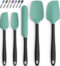 Coukre Silicone Spatula Set of 5,High Temperature Resistant, Food
