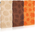 JarThenaAMCS 3Pcs Fall Football Hand Towels Pumpkin Maple Leaf