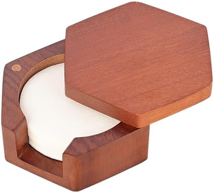 Espresso Coffee Paper Filter Holder - Wooden Coffee Filters Storage
