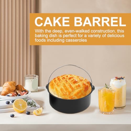 2pcs/set Air Fryer Accessories, Air Fryer Cake Barrel, Air Fryer Cake