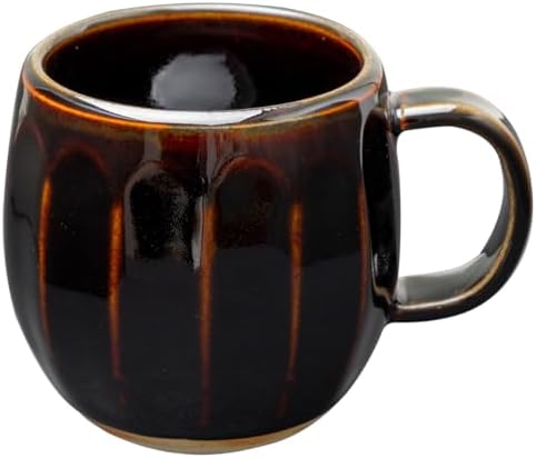 Asayu Japan Ceramic Pour Over Coffee Maker Set, Brown