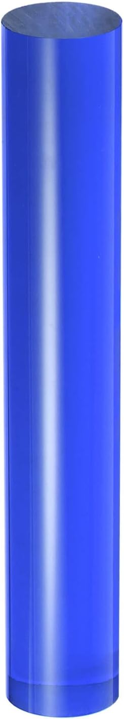 HARFINGTON Acrylic Clay Roller 6 Inch x 1 Inch Solid Non-Stick Plastic Round by HARFINGTON