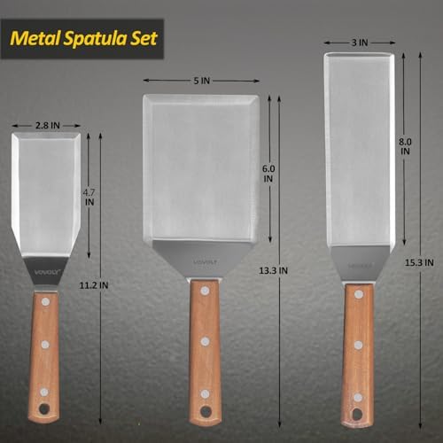 Stainless Steel Grill Spatula Set