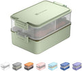 linoroso 2-Tier Adult Bento Box, 4 Compartments