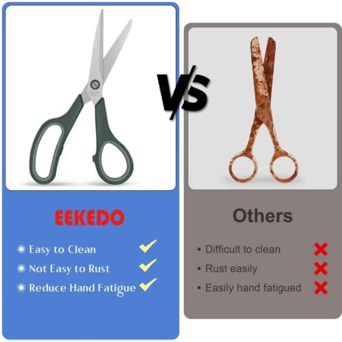 Set of 6 Scissors for Office Home Craft Sewing Fabric Teacher School