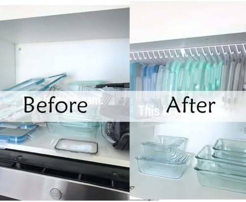 Lid Loft Lid Organizer, 10-Slot LidLoft Hanging Organizer in Cabinet