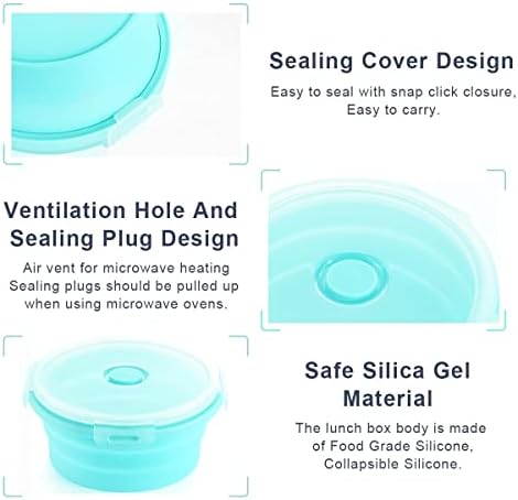 Collapsible Bowls with Lids for Camping, Rv Accessories for inside