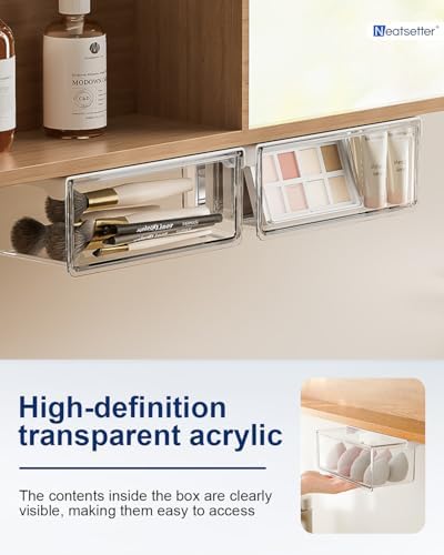 Hanging Cabinet Organizer – 33° Tilted Under Desk Drawer & Bathroom