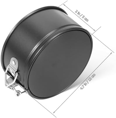 VICASKY Xmas 6pcs Mini Cheesecake Pan Set Carbon Steel Springform