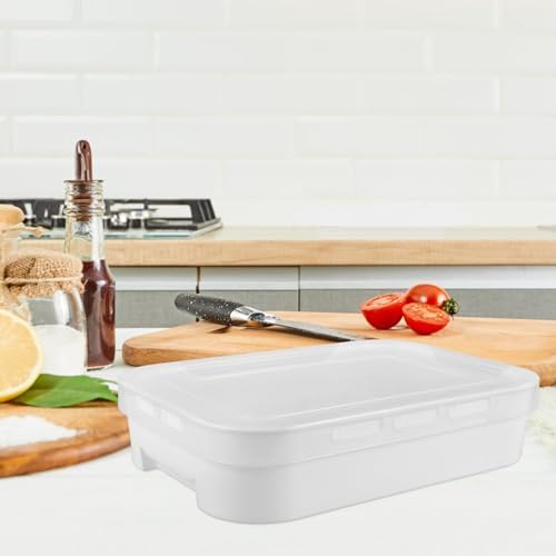 2pcs Egg Storage Box with Lid, Stackable Multilayer Refrigerator Tray