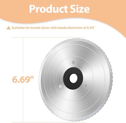 6.69-Inch Replacement Blade for Brvclon Bread Slicer