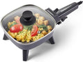 Elite Gourmet 7" Personal Electric Skillet, 600W, Nonstick, Compact