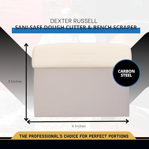 Dexter-Russell S196PCP Dough Cutter/Scraper, 6 x 3 Inch