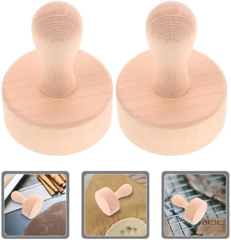 Ciieeo Tart Pan Set with Removable Bottom, 2pcs Wooden