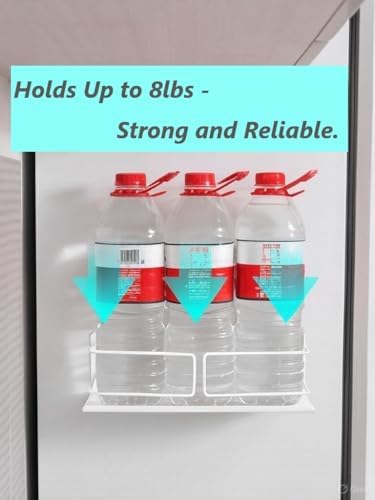 Magnetic Shelf for Kitchen, Bathroom, or Fridge, Black
