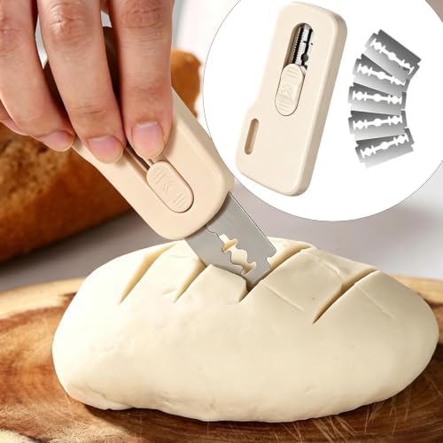 Sourdough Scoring Tool Extractable Magnetic with 5 Razor Cutters