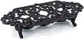 MOLIGOU Cast Iron Teapot Warmer, Teapot Warmer Stand with 3 Tealight