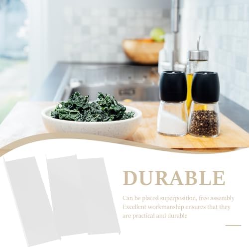 FOMIYES 3pcs Plastic Spice Organizer with Stackable Ladder Design