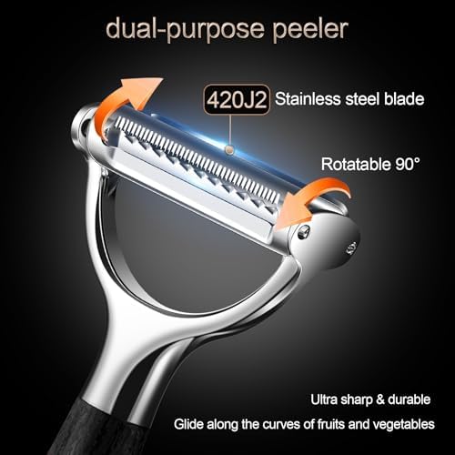 Multifunctional Vegetable Julienne Peeler